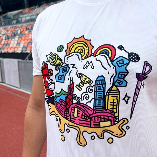 Runner-ful HKStreet Graffiti T-Shirt