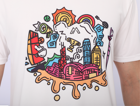 Runner-ful HKStreet Graffiti T-Shirt