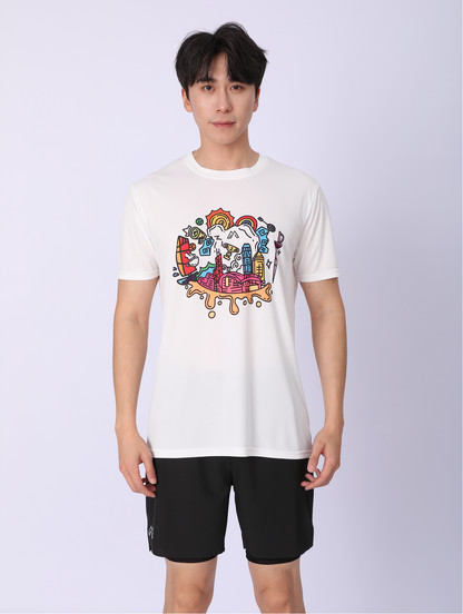 港味塗跑休閒T恤