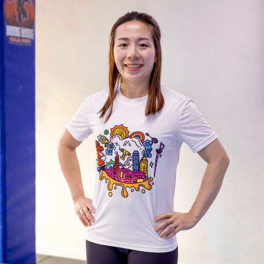Runner-ful HKStreet Graffiti T-Shirt