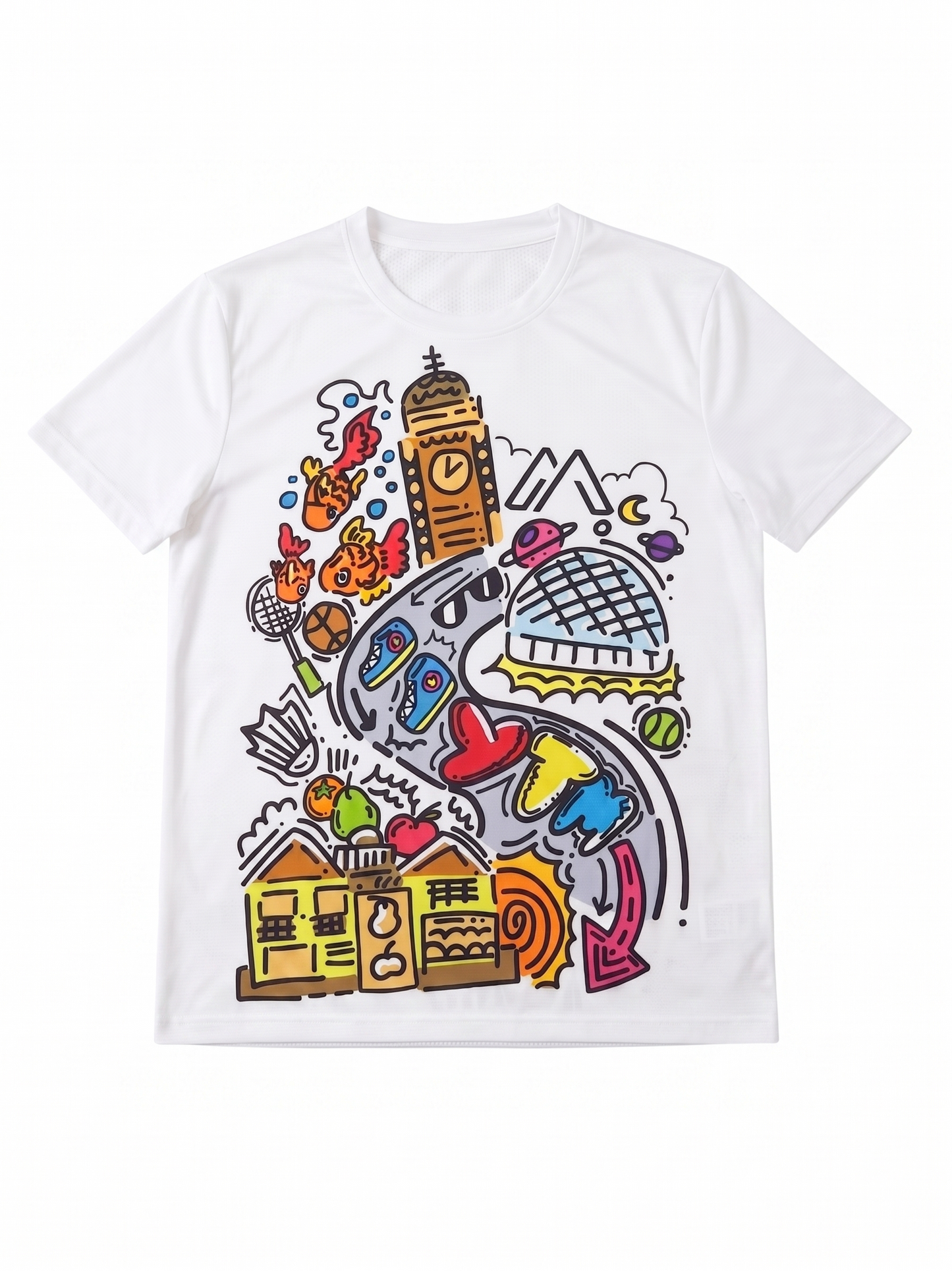 YTM - Runner-ful HKStreet Graffiti T-Shirt