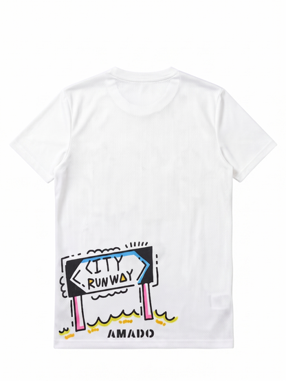 YTM - Runner-ful HKStreet Graffiti T-Shirt
